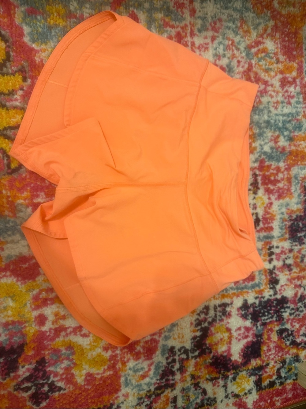 lululemon athletica Orange Athletic Shorts